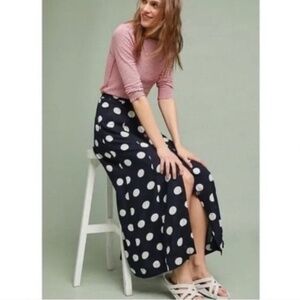 Anthropologie  Maeve Polka Dot Skirt With Pockets - women's size 4